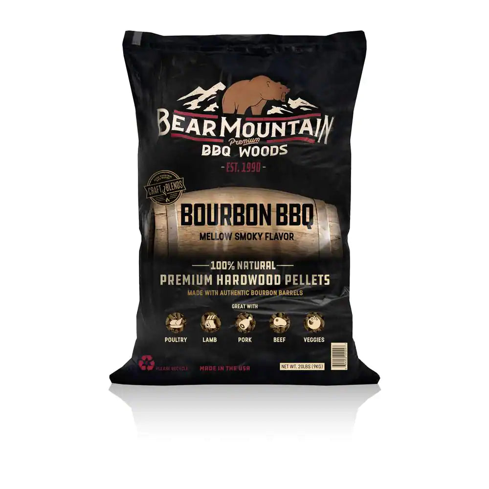 Bear Mountain BBQ Bourbon Craft Blend BBQ Pellets